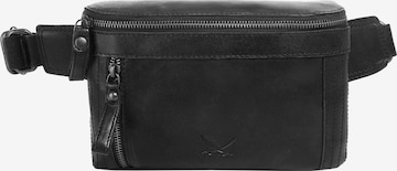 SANSIBAR Gürteltasche in Schwarz: Vorderseite