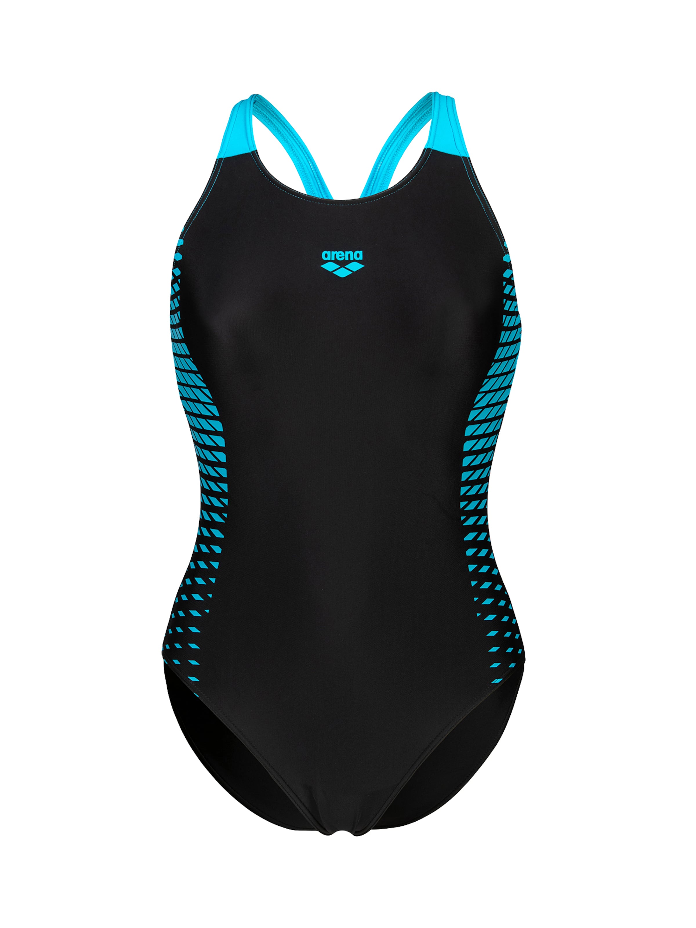 juoda ARENA Biustjė Maudymosi kostiumėlis &#x27;OPENINGS&#x27;: priekis