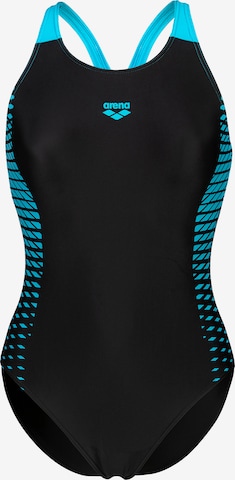 Bustier Maillot de bain 'OPENINGS' ARENA en noir : devant