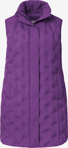 Ulla Popken Vest in Purple: front