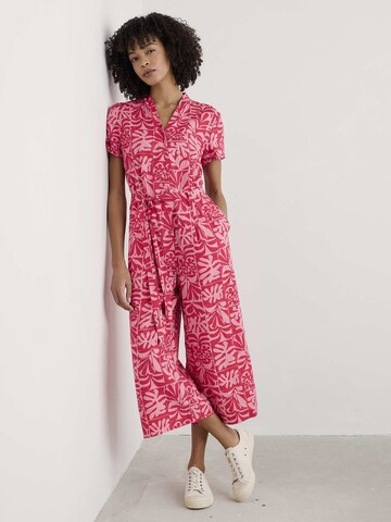 Seasalt Cornwall Jumpsuit 'Treen Cove' in Roze: voorkant