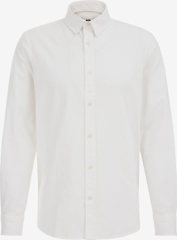 WE FashionSlim Fit Košulja - bijela boja: prednji dio