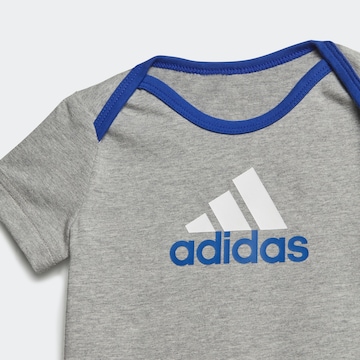 ADIDAS PERFORMANCE Sports suit 'Essentials Big Logo' in Grey