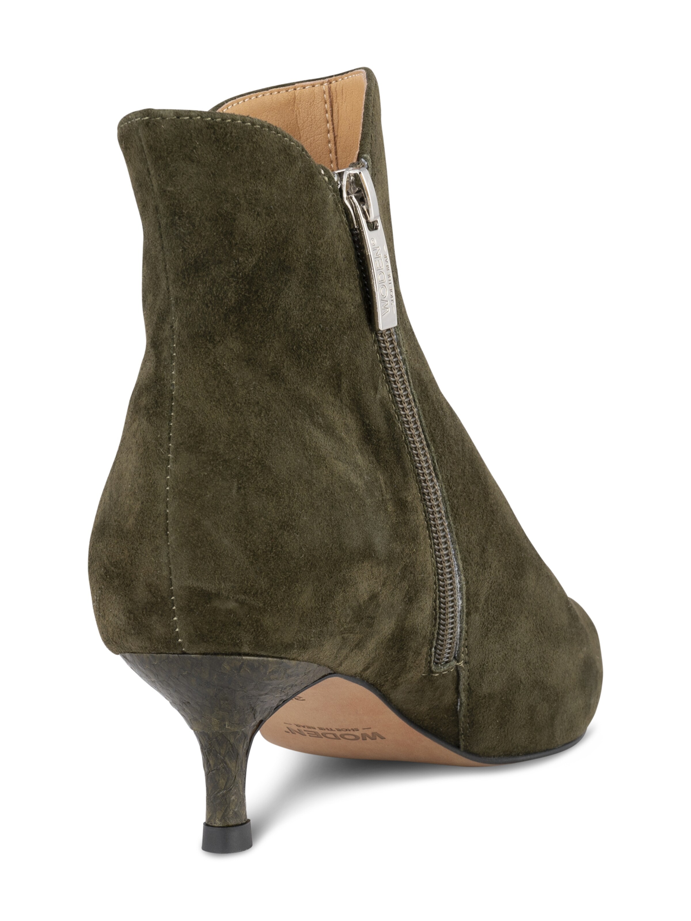 WODEN Booties ' Saga  ' in Green