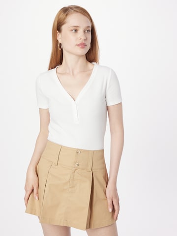 GAP Shirt in Wit: voorkant