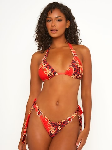 Moda Minx Triangle Bikini top 'Bella Vita' in Red
