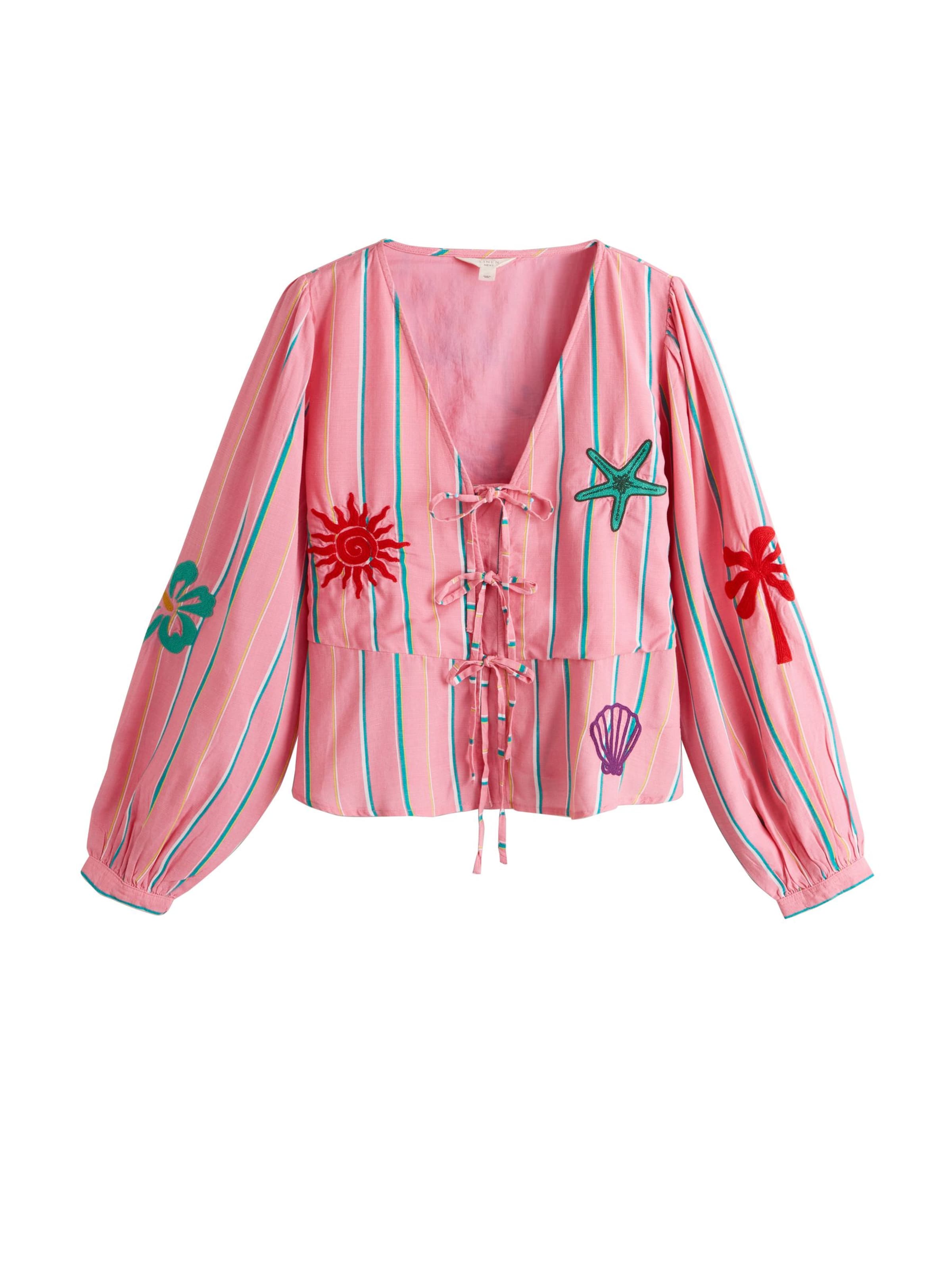 Next Bluse i pink: forside