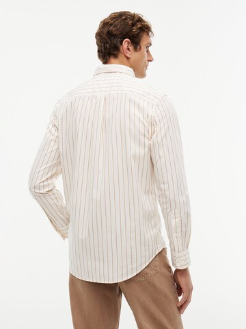 TOMMY HILFIGER Regular Fit Hemd 'Flex' in Beige