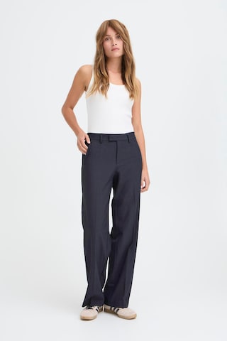 Wide Leg Pantalon à pince 'BINDY' Pulz en bleu