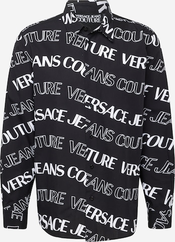 Versace Jeans Couture Comfort Fit Hemd in Schwarz: predná strana