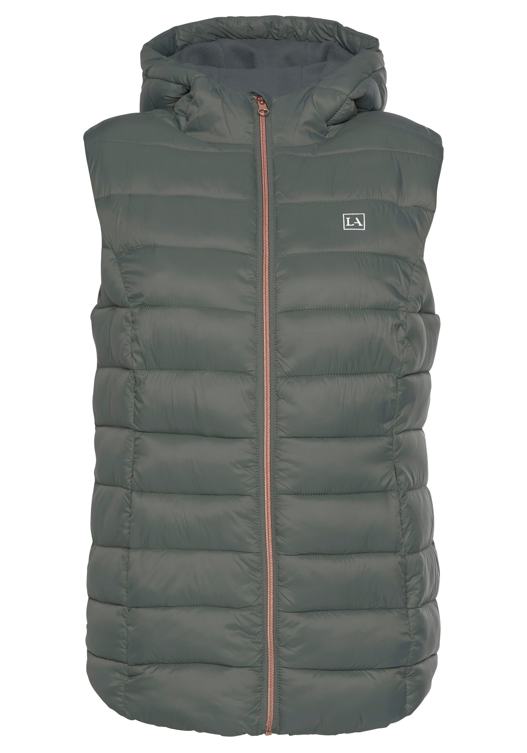 LASCANA ACTIVE Bodywarmer in Grijs: voorkant