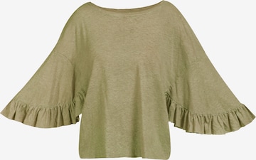 DreiMaster Vintage Blouse in Groen: voorkant