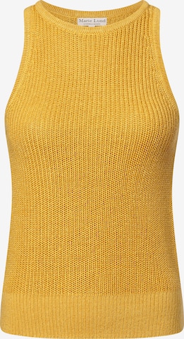 Marie Lund Knitted Top in Yellow: front
