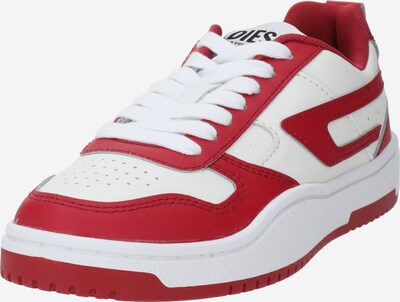 DIESEL Sneaker low 'S-UKIYO V2' i rød / hvid, Produktvisning