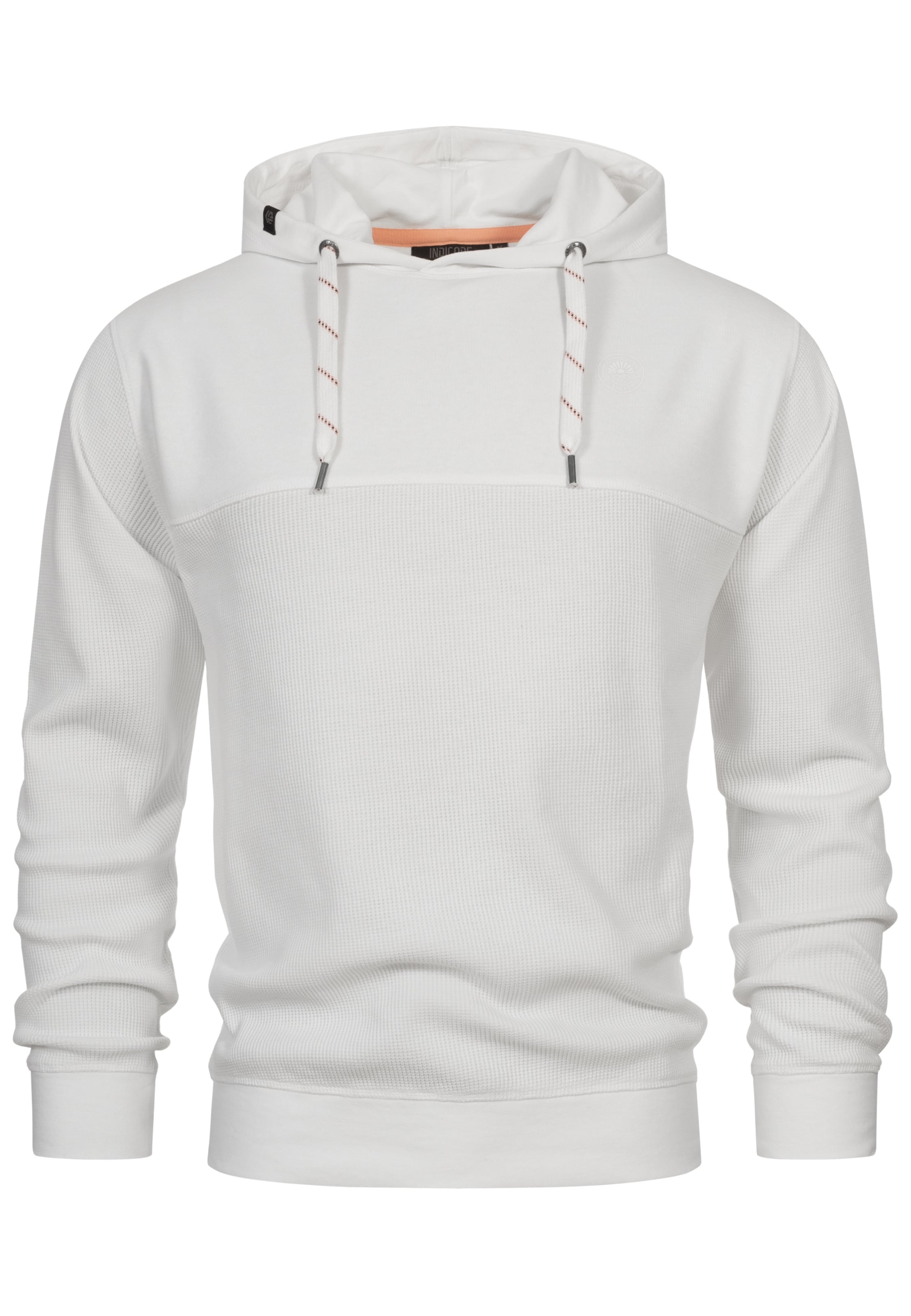 INDICODE JEANS Sweatshirt 'Tommaso' in Weiß: Vorderseite