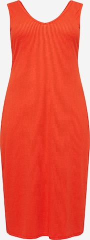 Trendyol Curve Dress in Orange: front
