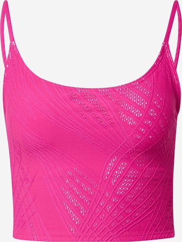 Onzie Sports Top 'Belle' in Pink: front