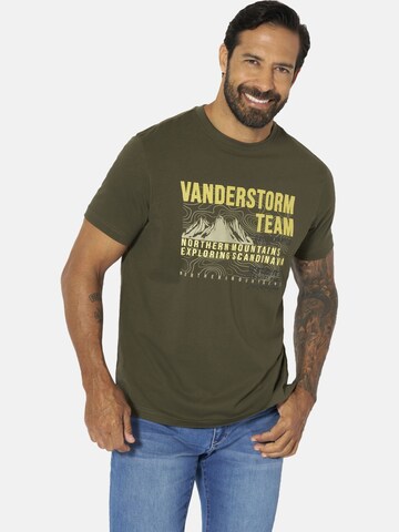 Jan Vanderstorm Shirt ' Balvar ' in Green: front