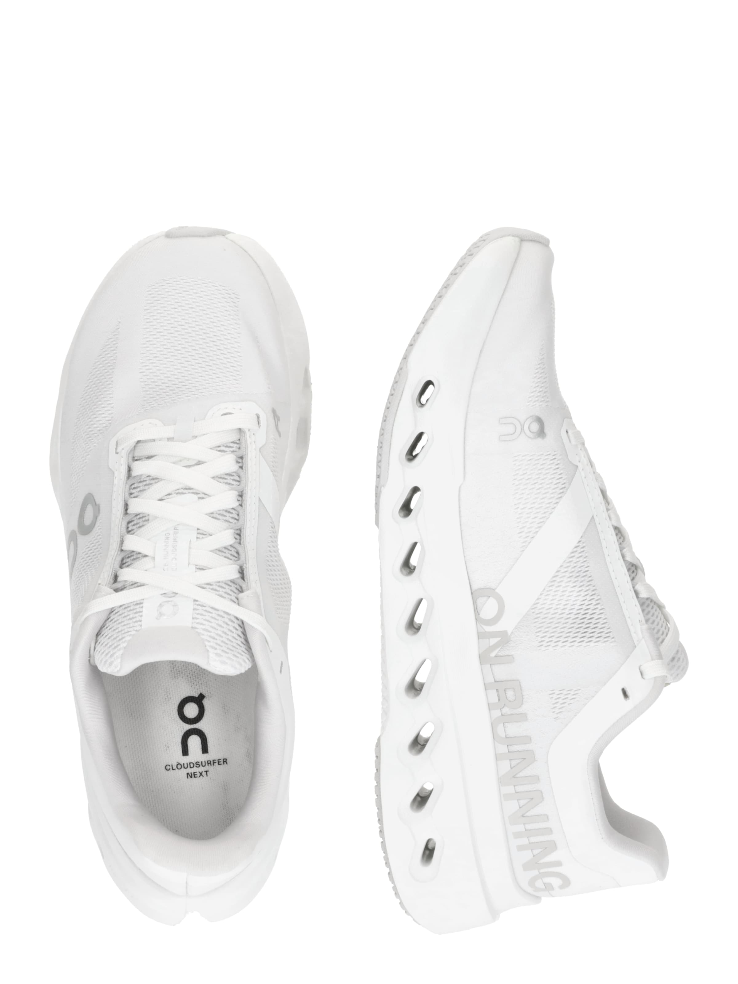 On Tekaški čevelj 'Cloudsurfer Next' | bela barva