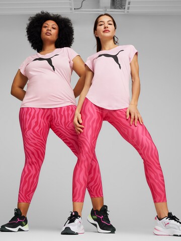 PUMA Performance Shirt 'Favorite Heather' in Pink: front