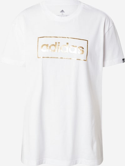 ADIDAS PERFORMANCE Functioneel shirt in de kleur Goud / Wit, Productweergave