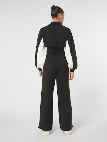 Wide leg Pantaloni 'LECORE wide contrast panel scuba track pants' di FILA in nero