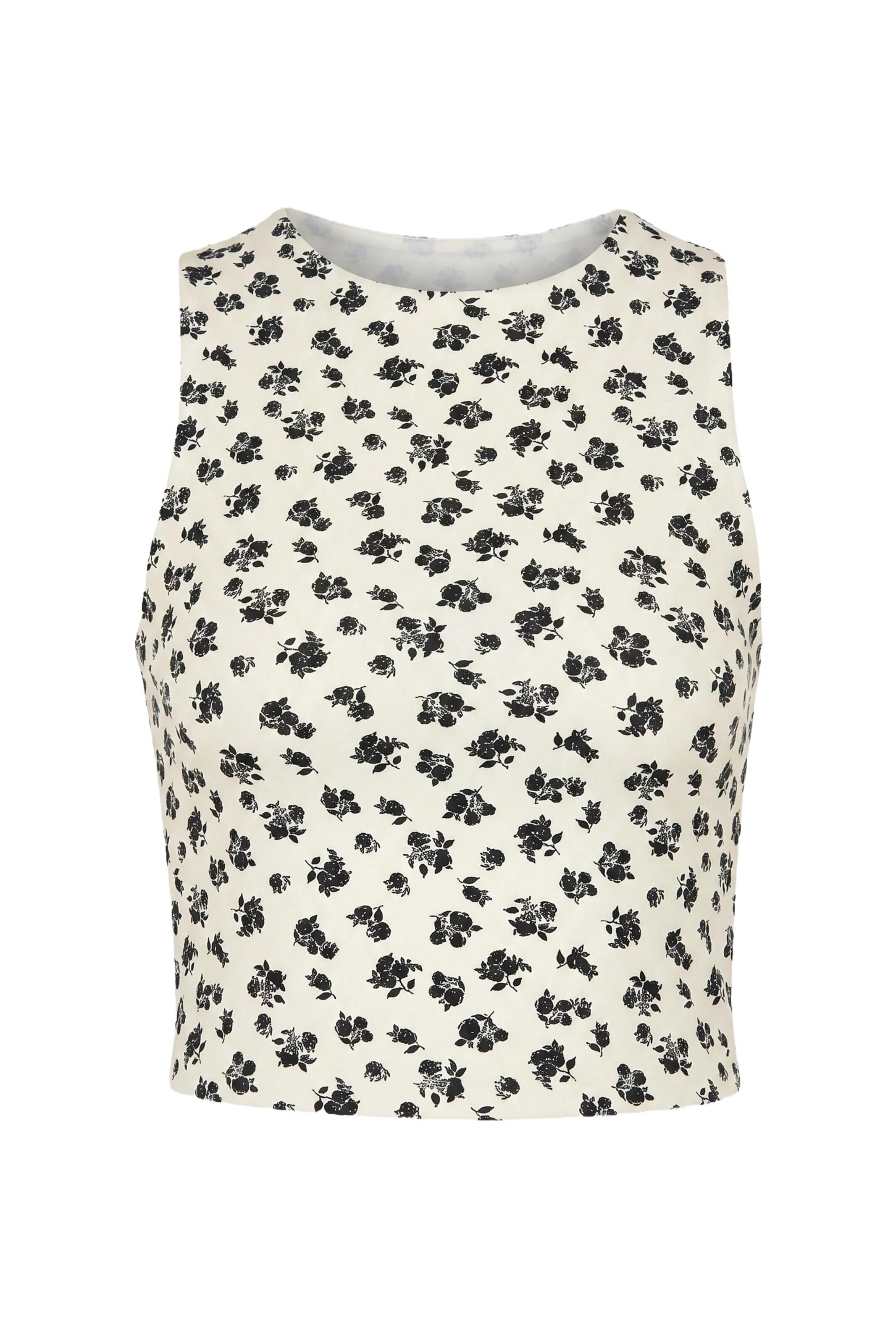 Alexa Dash Top in Wit: voorkant