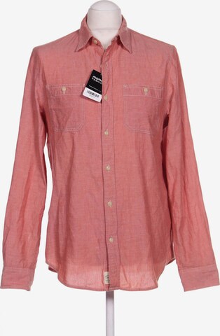 DENIM & SUPPLY Ralph Lauren Button Up Shirt in M in Pink: front