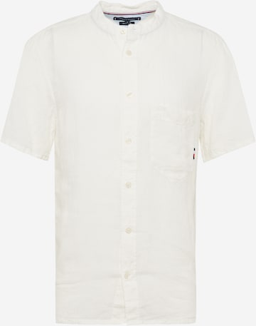 TOMMY HILFIGER Button Up Shirt 'MANDARIN' in White: front
