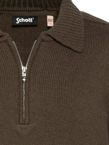 Pull-over Schott NYC en vert