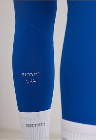 Skinny Pantalon de sport Aim'n en bleu