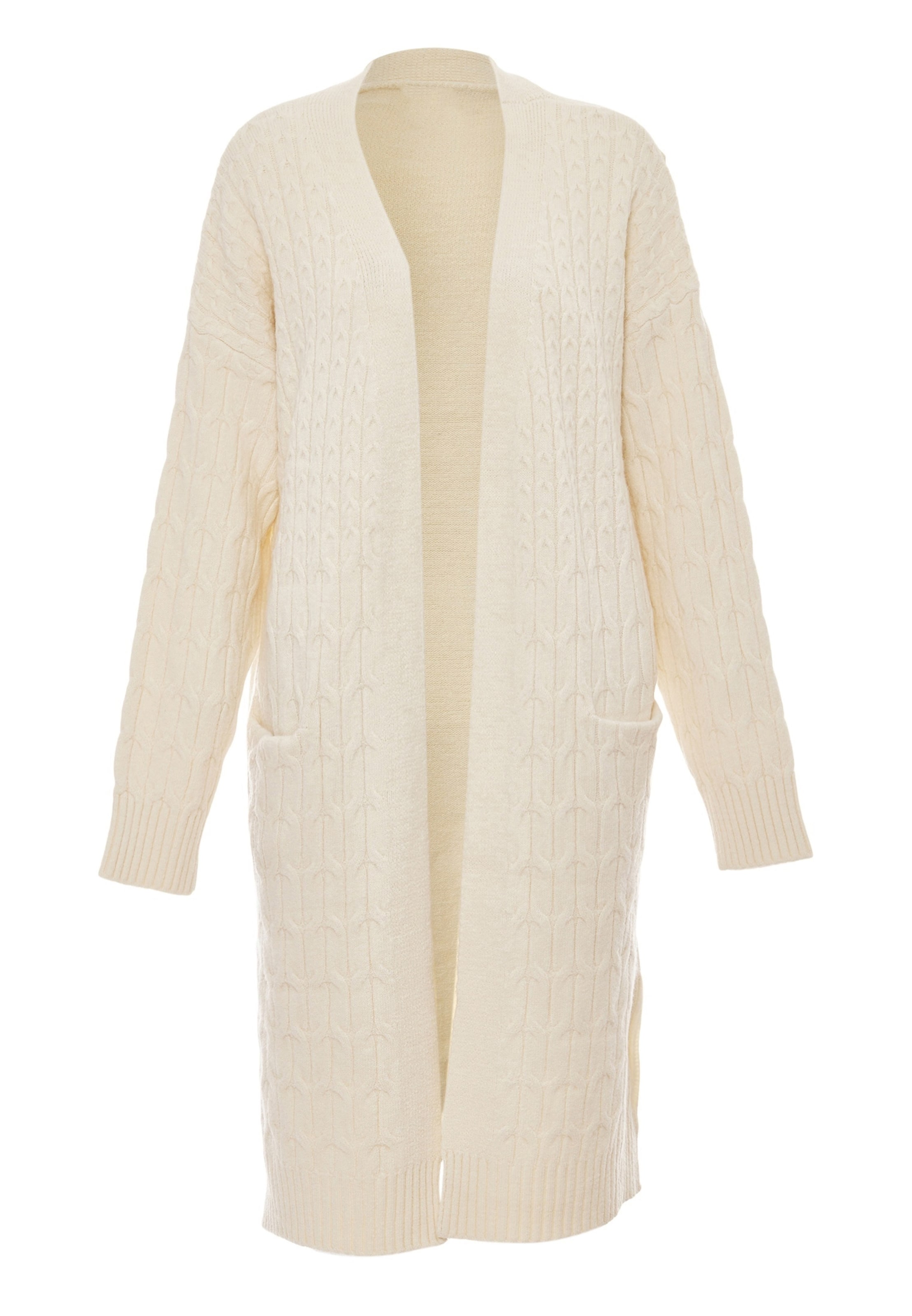 Tanuna - Casaco de malha em branco: frente