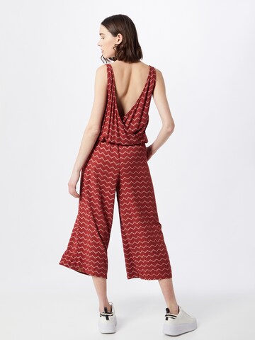 Tuta jumpsuit 'Suky Chevron' di Ragwear in rosso