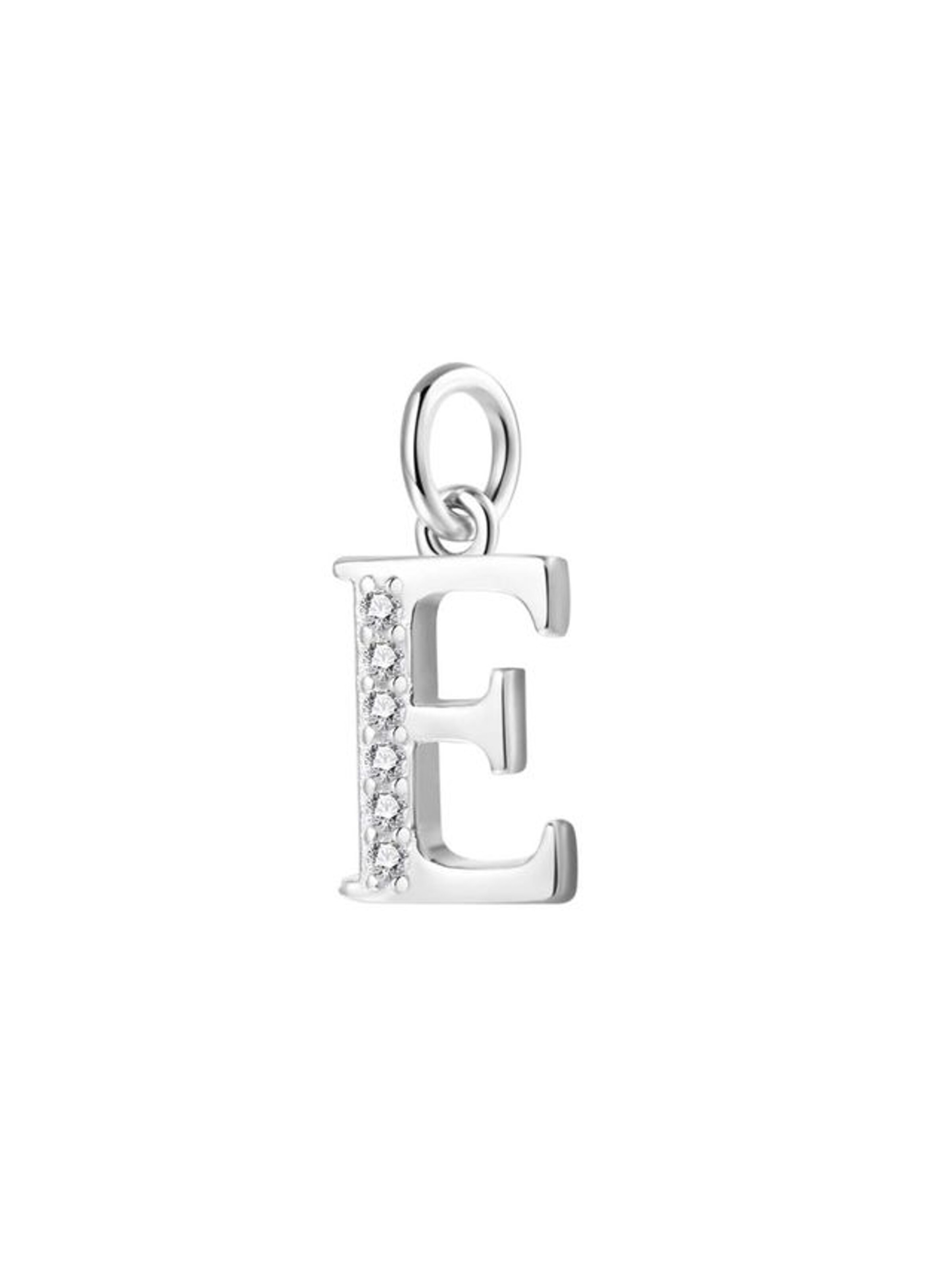 Hey Happiness - Cadena 'Letter E' en plata