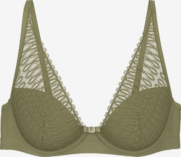 Triangle Soutien-gorge 'Aura Spotlight' TRIUMPH en vert : devant