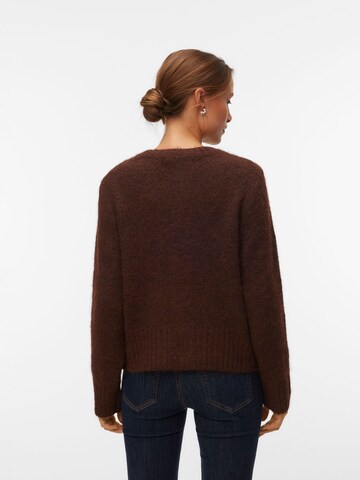 VERO MODA Strickjacke 'VMHope' in Braun
