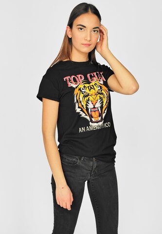 TOP GUN T-Shirt mit Logo TG20214002 ' ' in Schwarz: predná strana