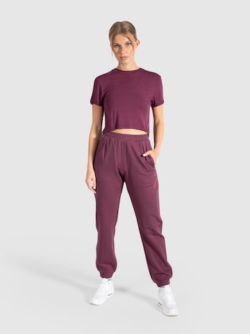 Smilodox Tapered Workout Pants 'Althea' in Purple
