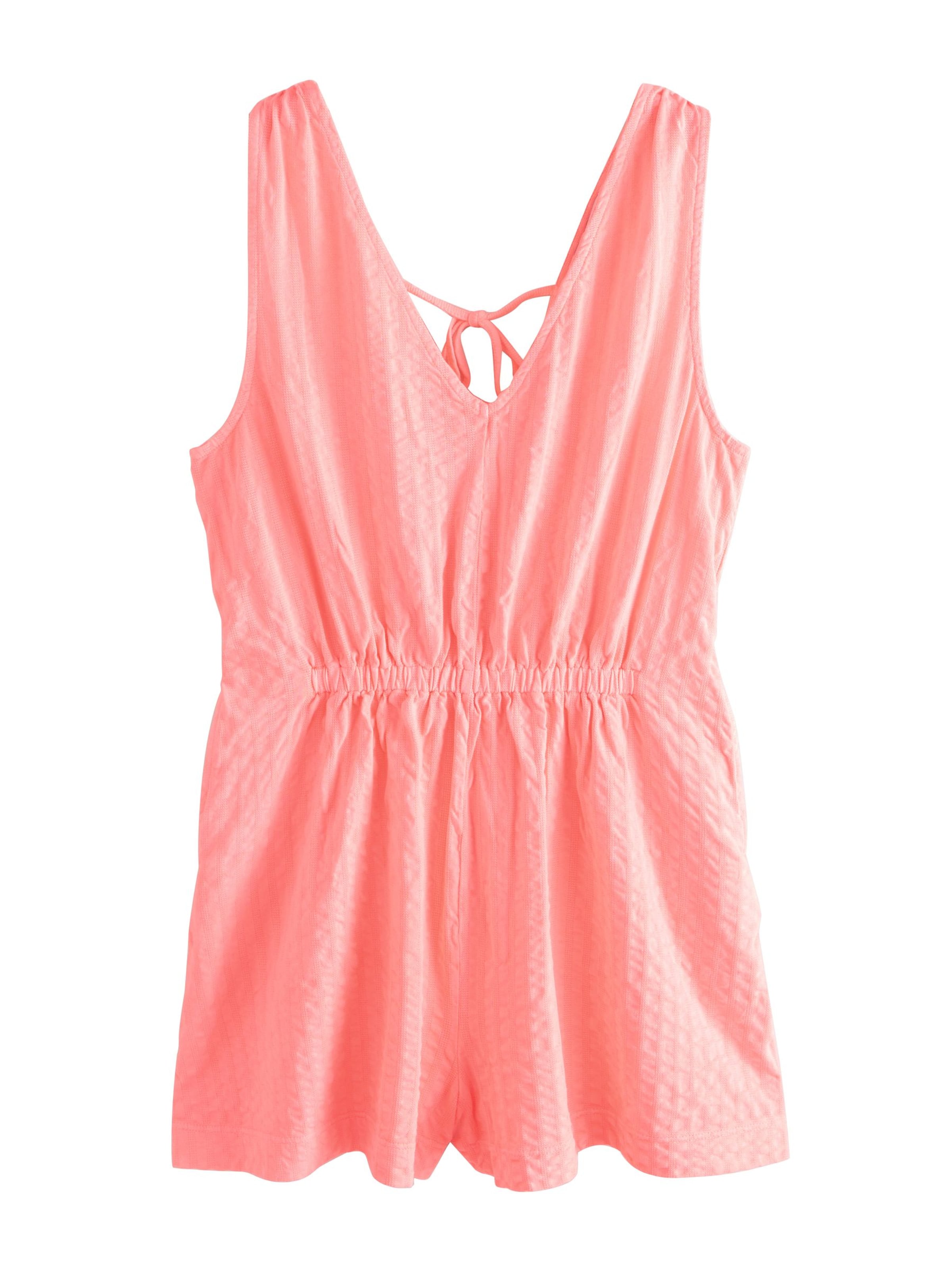 Next Комбинезон в Ярко-розовый: спереди