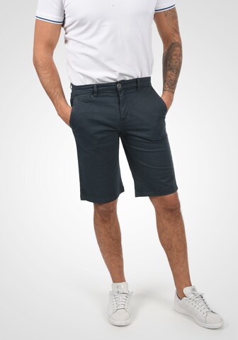 !Solid Regularen Chino hlače 'Ron' | modra barva: sprednja stran