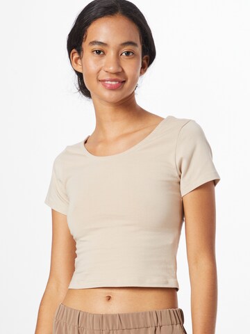 T-shirt 'Ayana' ABOUT YOU en beige : devant