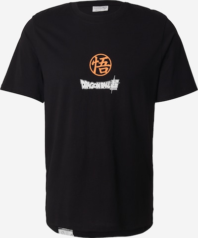 Marškinėliai 'JORDRAGON' iš JACK & JONES, spalva – oranžinė / juoda / balta, Prekių apžvalga