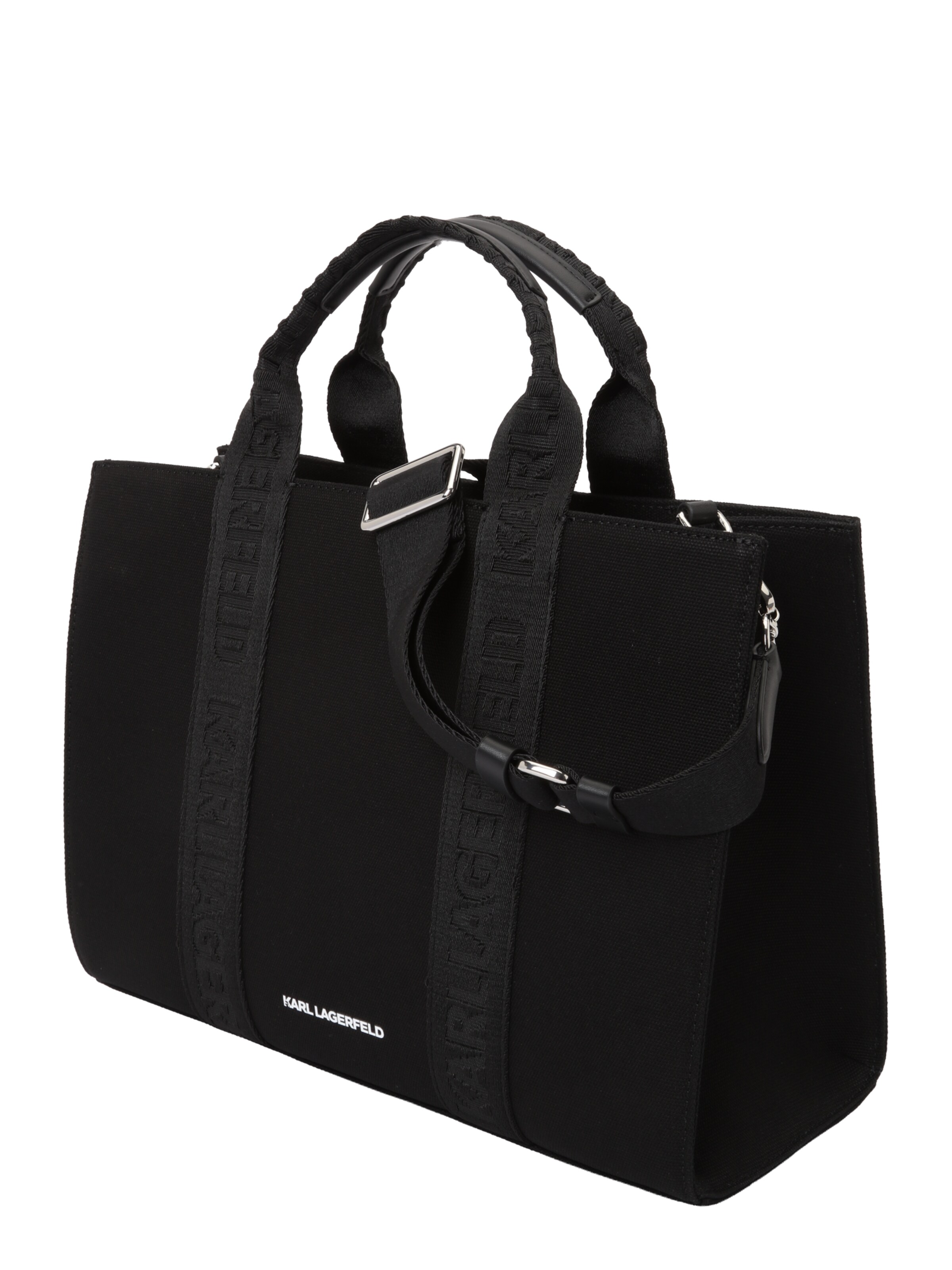 Karl Lagerfeld - Bolso de mano 'Ikon' en negro