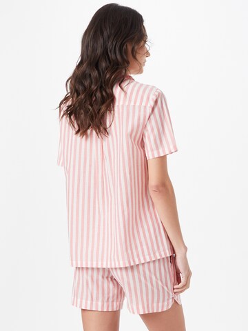 SCHIESSER Short Pajama Set 'Story' in Red