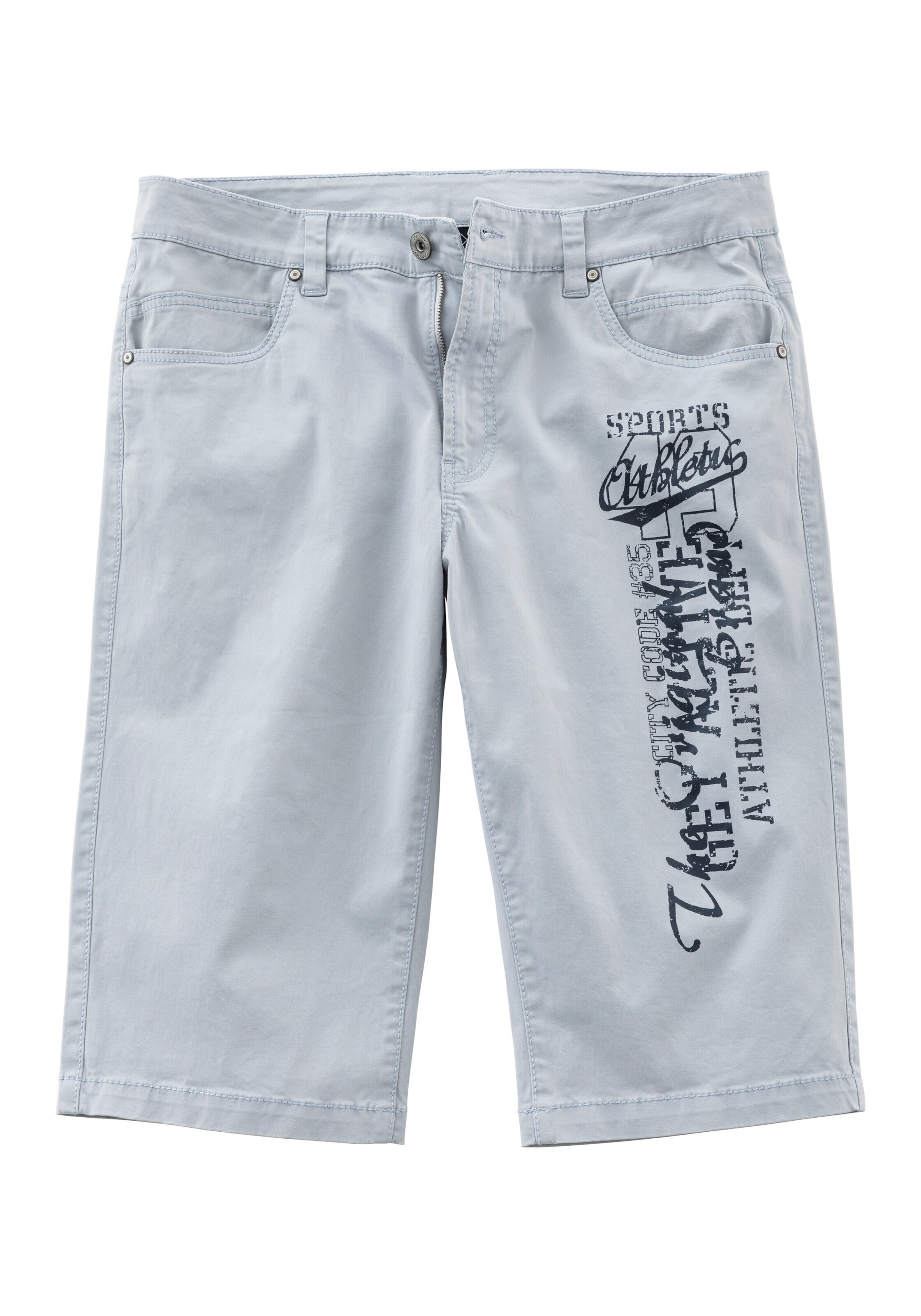 JOHN DEVIN Regular Shorts in Grau: Vorderseite