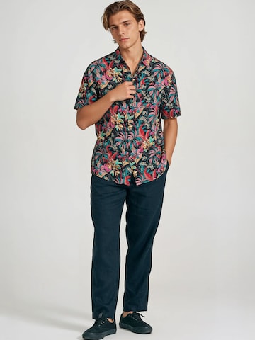 Funky Buddha Regular fit Πουκάμισο σε μαύρο