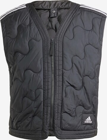 Gilet sportivo 'Nuganic Light' di ADIDAS SPORTSWEAR in nero: frontale