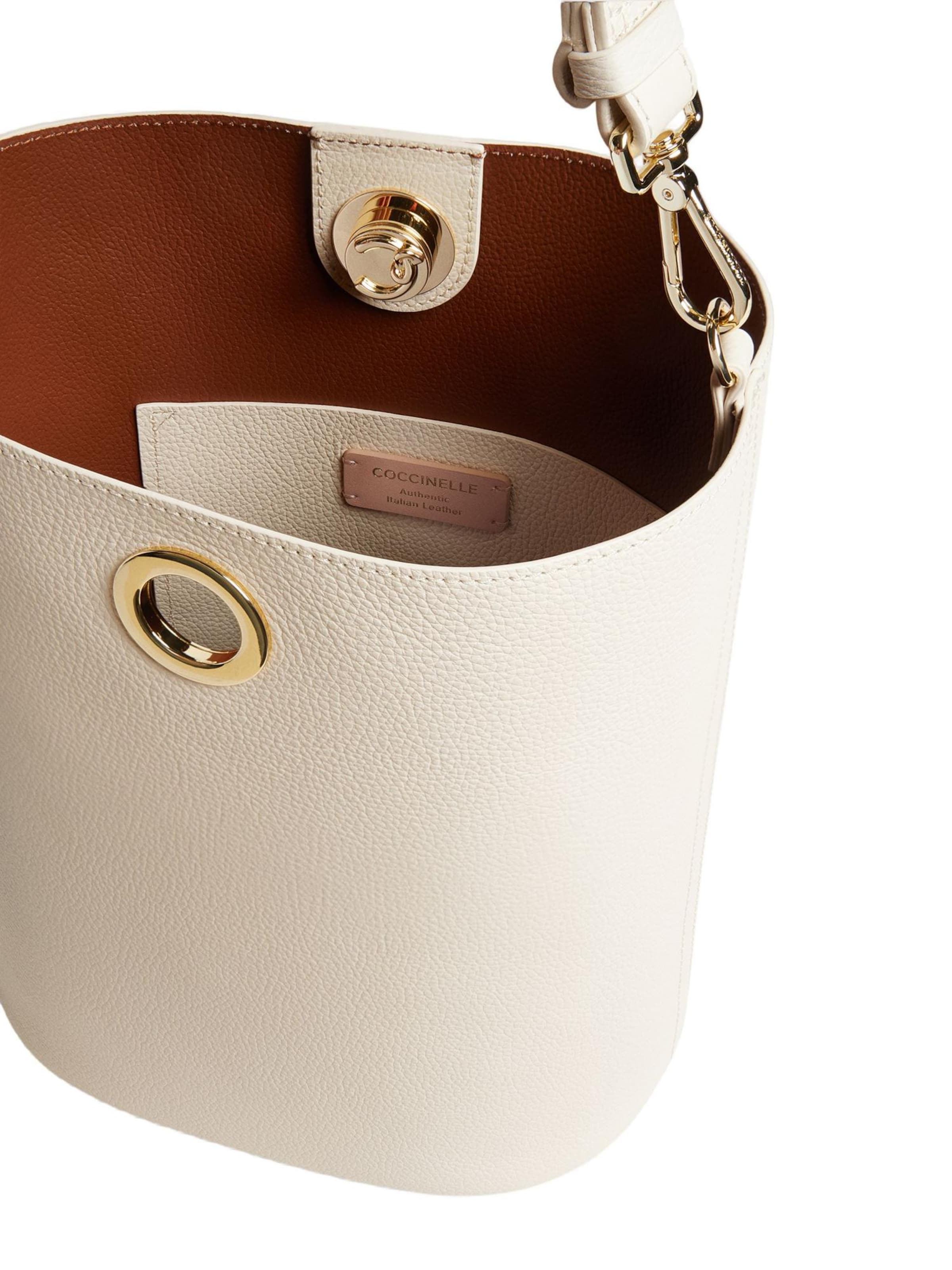 Borsa a mano 'COCCINELLE Nikla S26' di Coccinelle in bianco