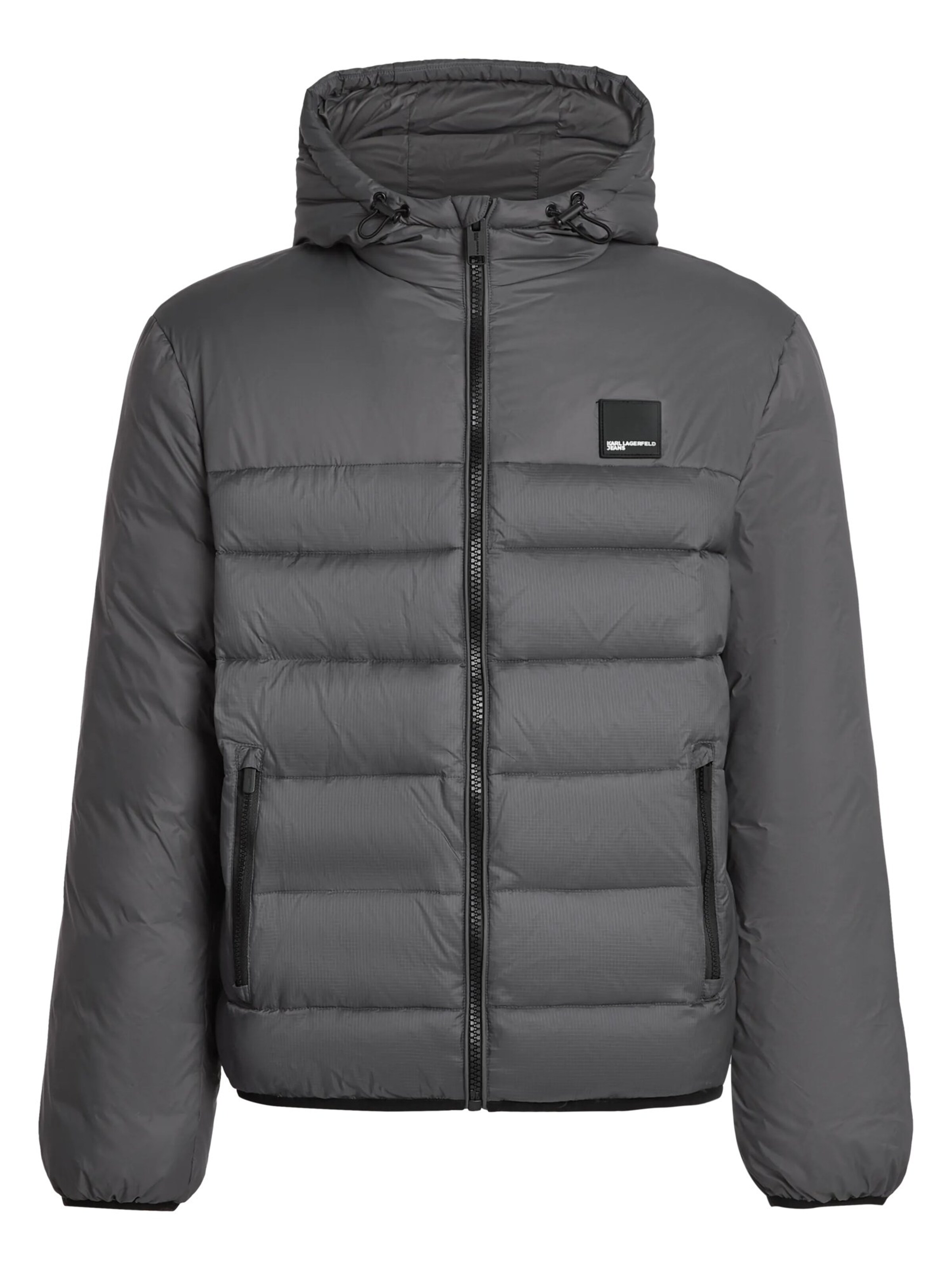KARL LAGERFELD JEANS - Chaqueta de entretiempo en gris: frente
