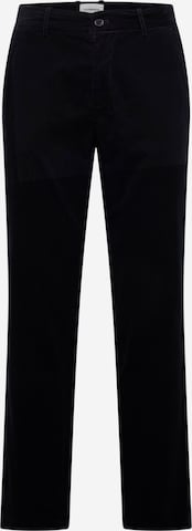 Regular Pantaloni eleganți de la Lindbergh pe negru: față